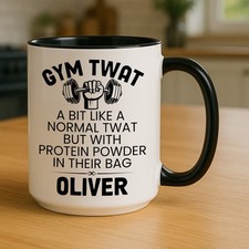 Personalised Gym Mug Funny