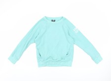 Gym+Coffee Womens Aqua Blue XS
